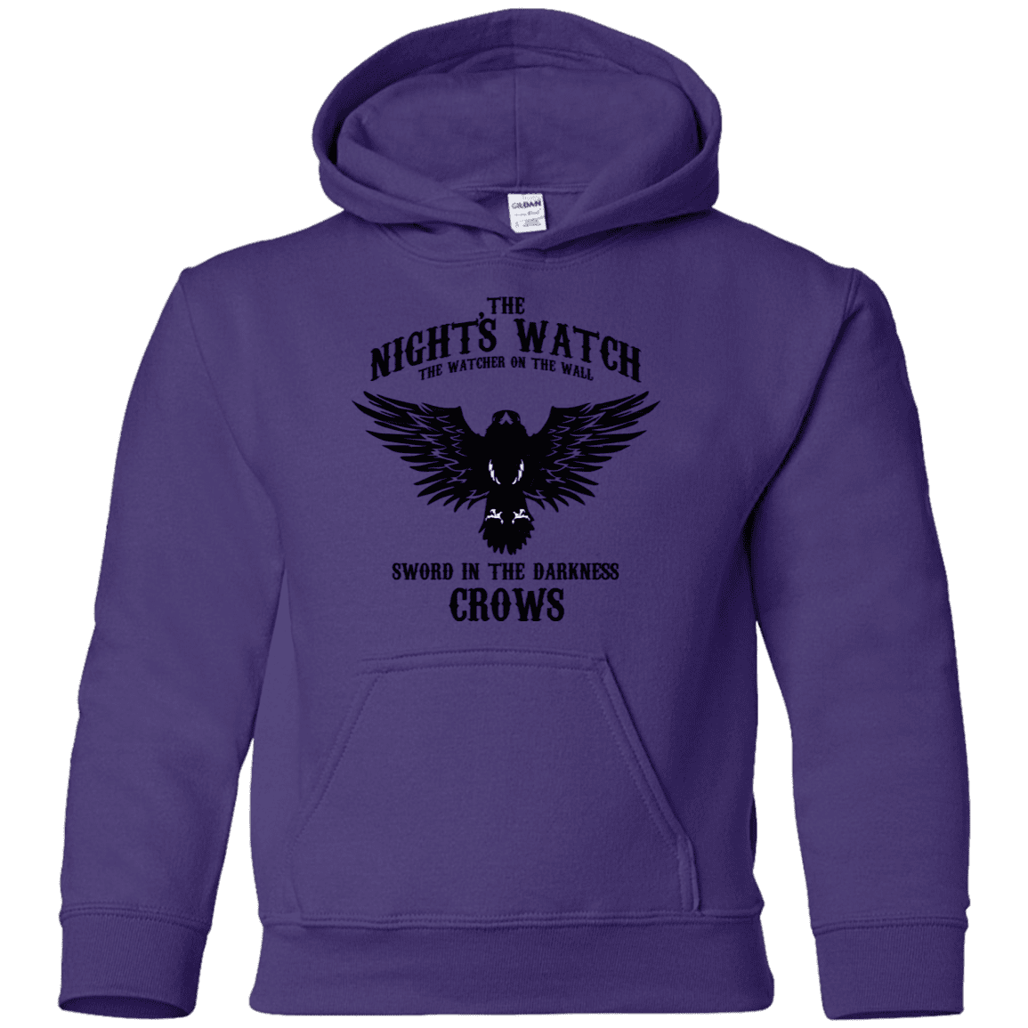 Sweatshirts Purple / YS Watcher on the Wall Youth Hoodie