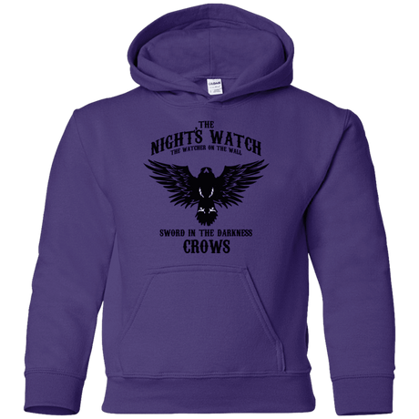 Sweatshirts Purple / YS Watcher on the Wall Youth Hoodie