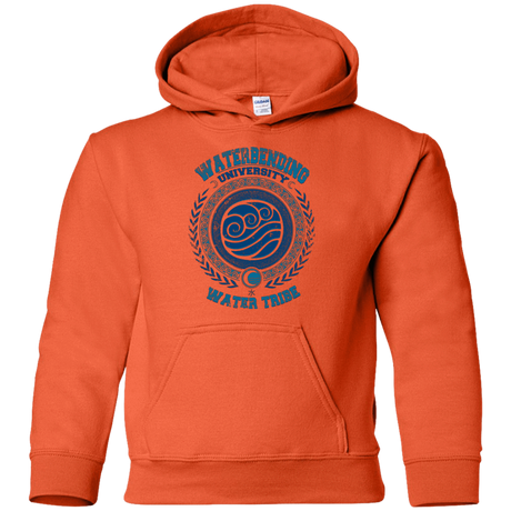 Sweatshirts Orange / YS Waterbending University Youth Hoodie
