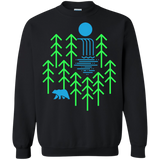 Sweatshirts Black / S Waterfall Lake Crewneck Sweatshirt