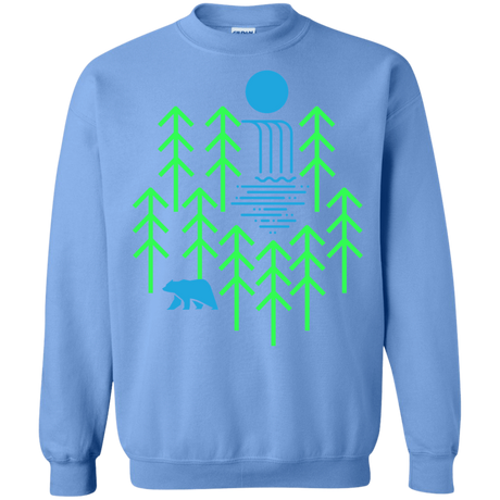 Sweatshirts Carolina Blue / S Waterfall Lake Crewneck Sweatshirt