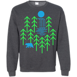 Sweatshirts Dark Heather / S Waterfall Lake Crewneck Sweatshirt