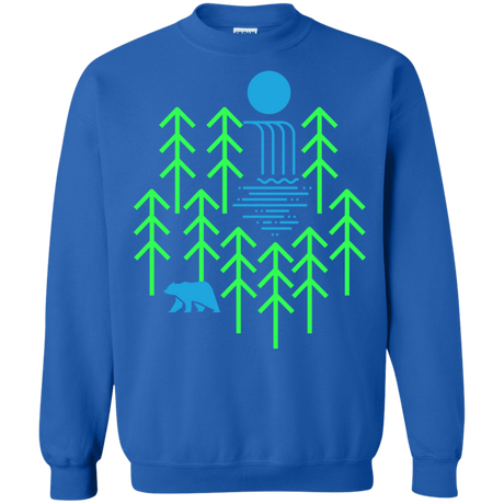 Sweatshirts Royal / S Waterfall Lake Crewneck Sweatshirt