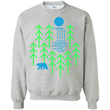 Sweatshirts Sport Grey / S Waterfall Lake Crewneck Sweatshirt