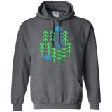 Sweatshirts Dark Heather / S Waterfall Lake Pullover Hoodie