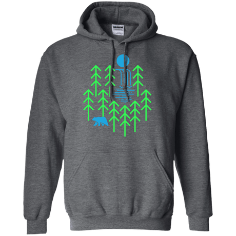 Sweatshirts Dark Heather / S Waterfall Lake Pullover Hoodie