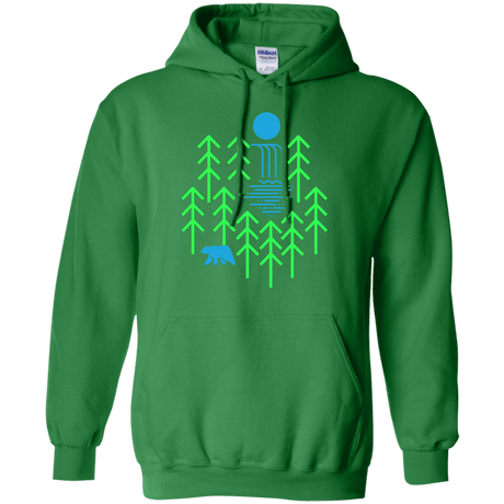 Sweatshirts Irish Green / S Waterfall Lake Pullover Hoodie