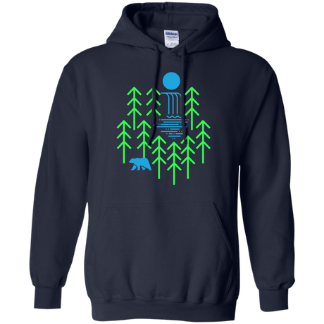 Sweatshirts Navy / S Waterfall Lake Pullover Hoodie