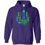 Sweatshirts Purple / S Waterfall Lake Pullover Hoodie