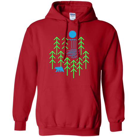 Sweatshirts Red / S Waterfall Lake Pullover Hoodie