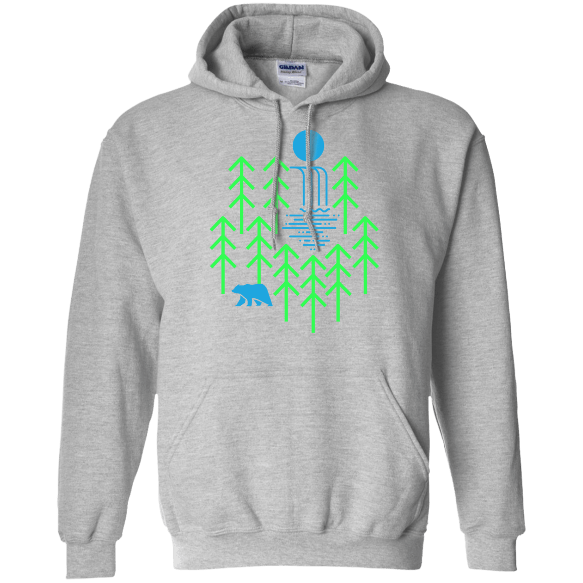 Sweatshirts Sport Grey / S Waterfall Lake Pullover Hoodie