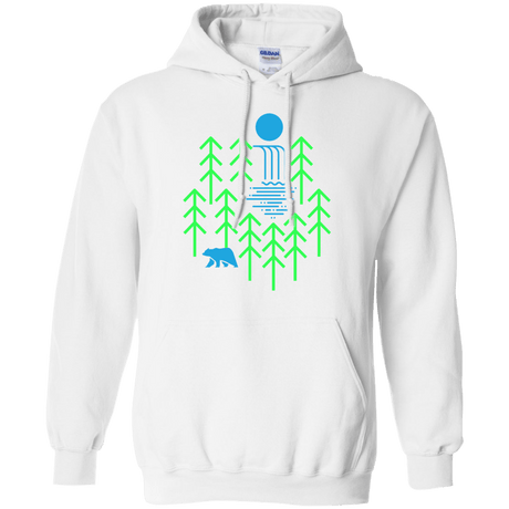 Sweatshirts White / S Waterfall Lake Pullover Hoodie