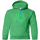 Sweatshirts Irish Green / YS Waterfall Lake Youth Hoodie