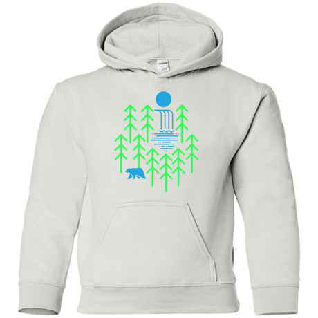 Sweatshirts White / YS Waterfall Lake Youth Hoodie