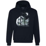 Sweatshirts Navy / Small Wave Of R'lyeh Premium Fleece Hoodie