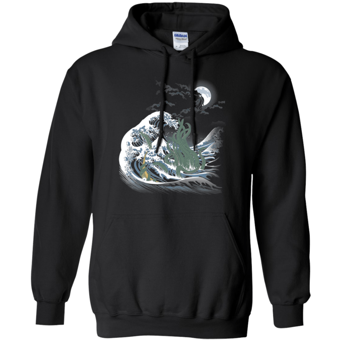 Sweatshirts Black / Small Wave Of R'lyeh Pullover Hoodie