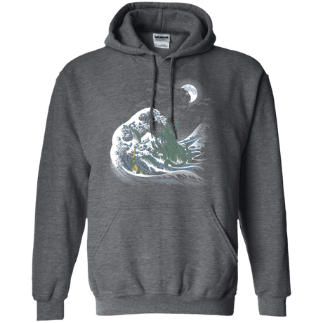 Sweatshirts Dark Heather / Small Wave Of R'lyeh Pullover Hoodie