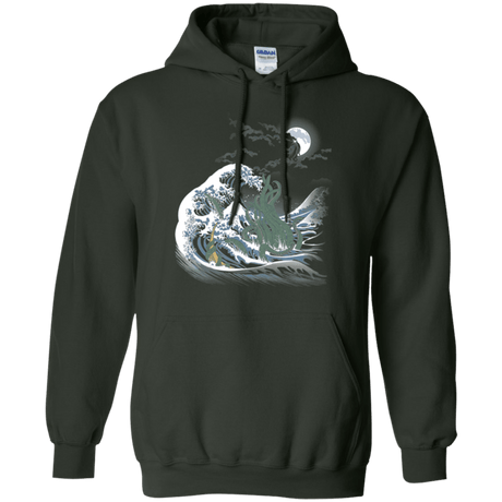 Sweatshirts Forest Green / Small Wave Of R'lyeh Pullover Hoodie