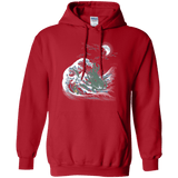 Sweatshirts Red / Small Wave Of R'lyeh Pullover Hoodie