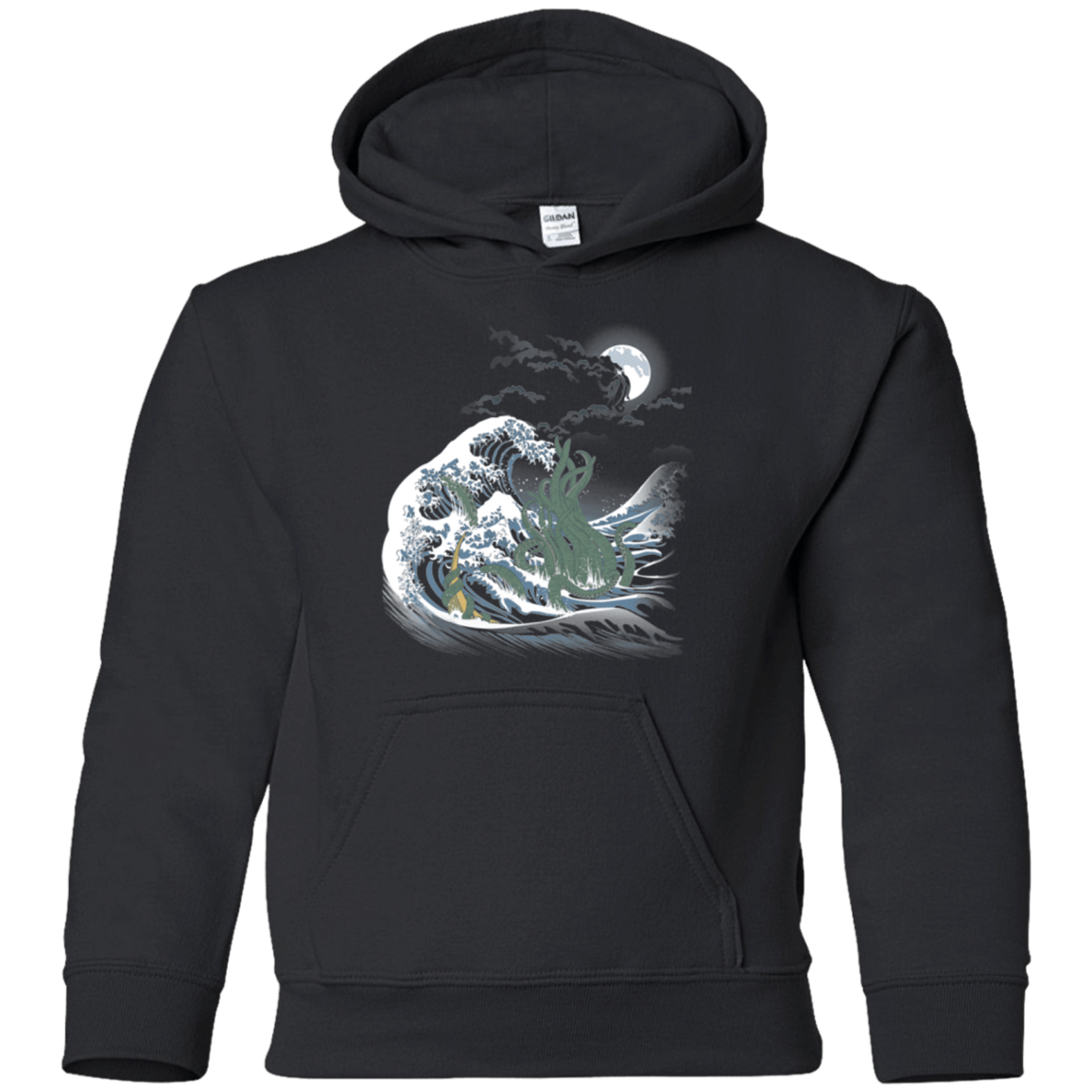 Sweatshirts Black / YS Wave Of R'lyeh Youth Hoodie