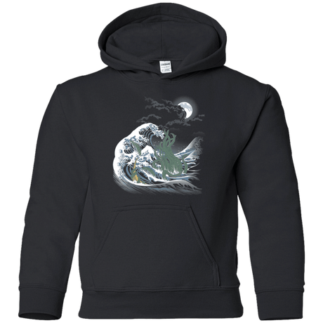 Sweatshirts Black / YS Wave Of R'lyeh Youth Hoodie