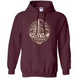 Sweatshirts Maroon / Small Wayne Tower Pullover Hoodie
