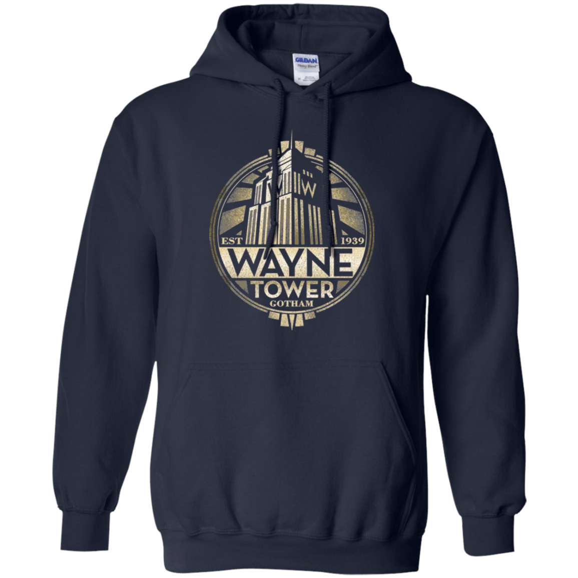 Sweatshirts Navy / Small Wayne Tower Pullover Hoodie