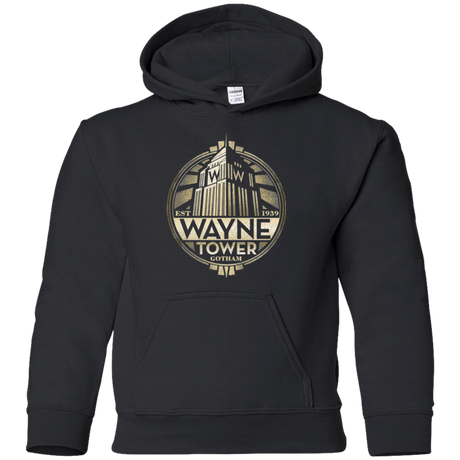 Sweatshirts Black / YS Wayne Tower Youth Hoodie