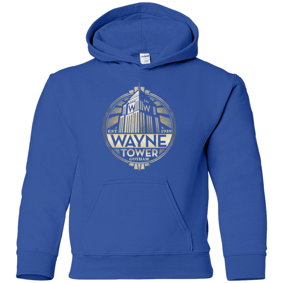 Sweatshirts Royal / YS Wayne Tower Youth Hoodie