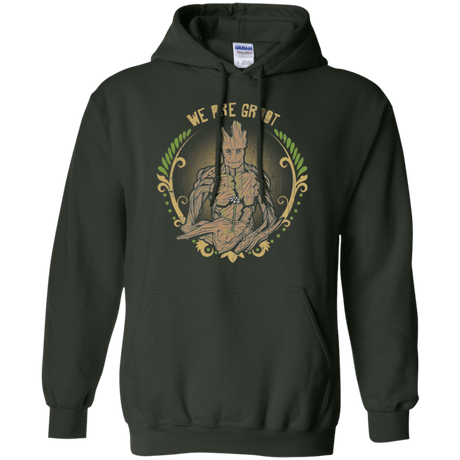 Sweatshirts Forest Green / Small We are Groot Pullover Hoodie
