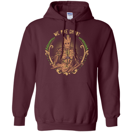 Sweatshirts Maroon / Small We are Groot Pullover Hoodie