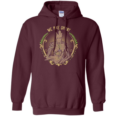 Sweatshirts Maroon / Small We are Groot Pullover Hoodie