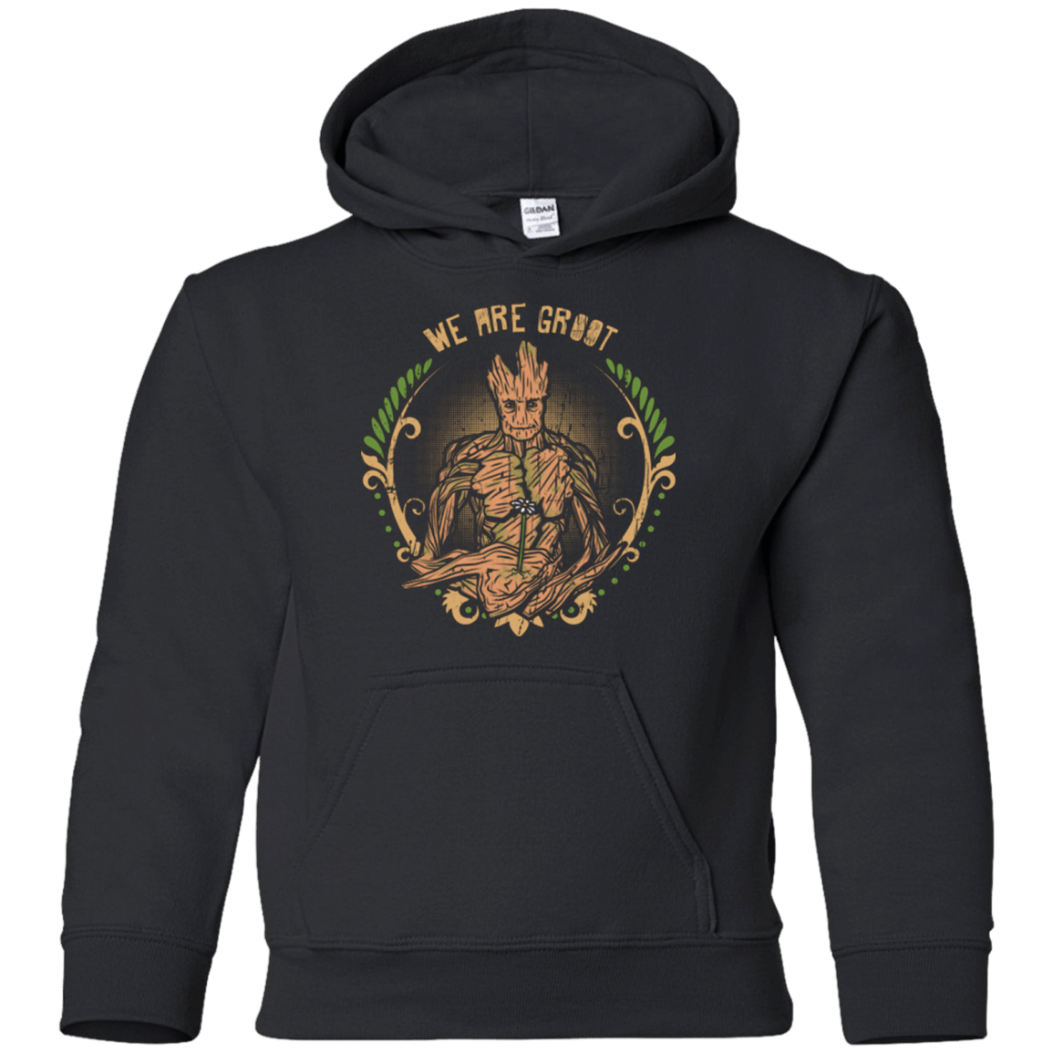 Sweatshirts Black / YS We are Groot Youth Hoodie