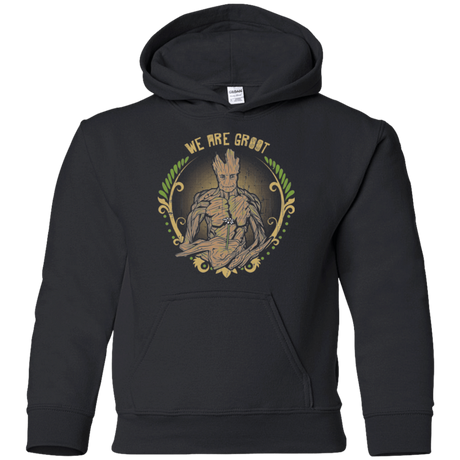 Sweatshirts Black / YS We are Groot Youth Hoodie