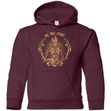 Sweatshirts Maroon / YS We are Groot Youth Hoodie