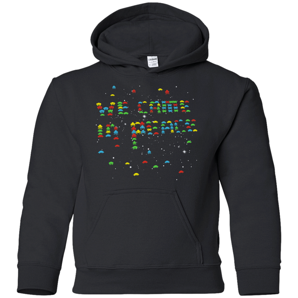 Sweatshirts Black / YS We came in peace Youth Hoodie