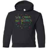 Sweatshirts Black / YS We came in peace Youth Hoodie