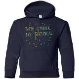 Sweatshirts Navy / YS We came in peace Youth Hoodie