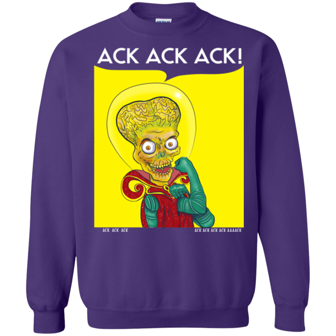 Sweatshirts Purple / Small We Can Ack Ack Ack Crewneck Sweatshirt