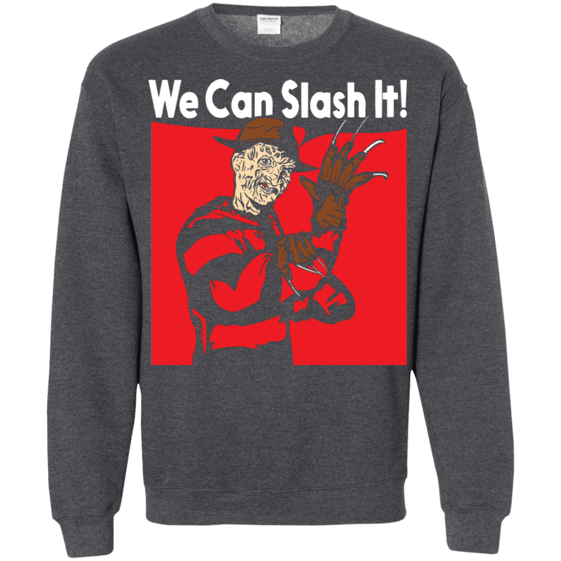 Sweatshirts Dark Heather / S We Can Slash It! Crewneck Sweatshirt