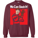 Sweatshirts Maroon / S We Can Slash It! Crewneck Sweatshirt