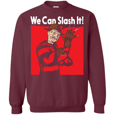 Sweatshirts Maroon / S We Can Slash It! Crewneck Sweatshirt