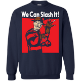 Sweatshirts Navy / S We Can Slash It! Crewneck Sweatshirt