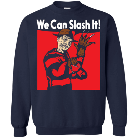 Sweatshirts Navy / S We Can Slash It! Crewneck Sweatshirt