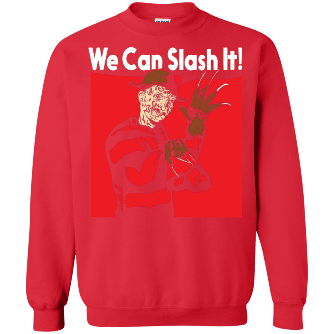 Sweatshirts Red / S We Can Slash It! Crewneck Sweatshirt