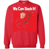 Sweatshirts Red / S We Can Slash It! Crewneck Sweatshirt