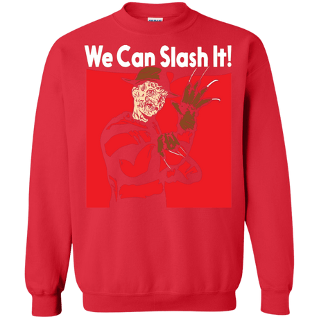 Sweatshirts Red / S We Can Slash It! Crewneck Sweatshirt