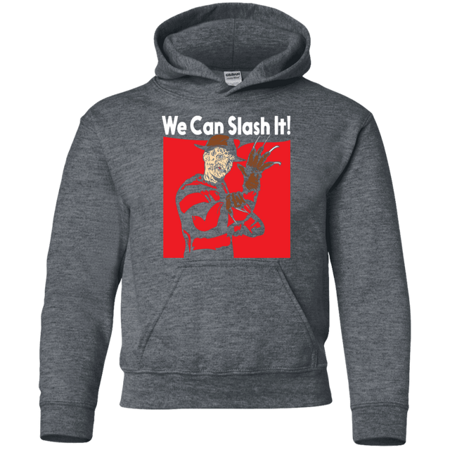 Sweatshirts Dark Heather / YS We Can Slash It! Youth Hoodie