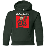 Sweatshirts Forest Green / YS We Can Slash It! Youth Hoodie