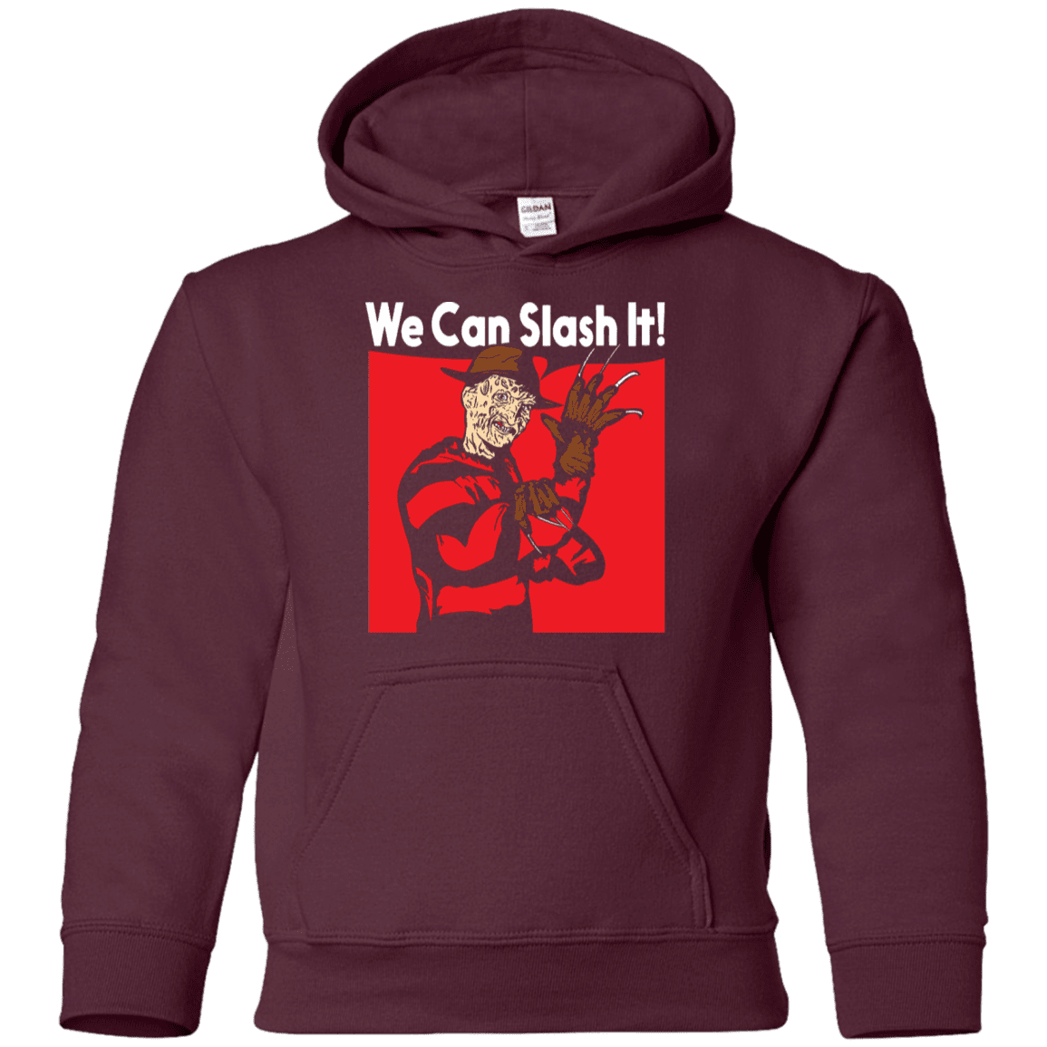 Sweatshirts Maroon / YS We Can Slash It! Youth Hoodie